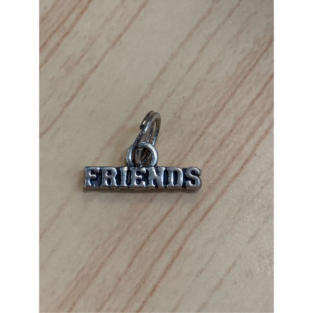 .925 Friends Sterling Silver Jewelry Charm